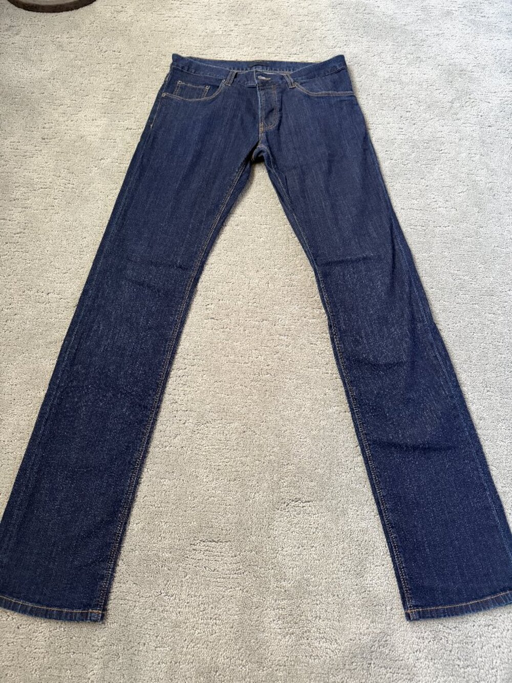 Prada Dark Wash Tapered Jeans – Men's Size 31 | Five-Button Fly